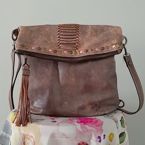 Patricia Nash Luzille leather convertible backpack